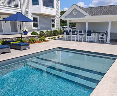 Graphite Grey pool colour from Leisure Pools